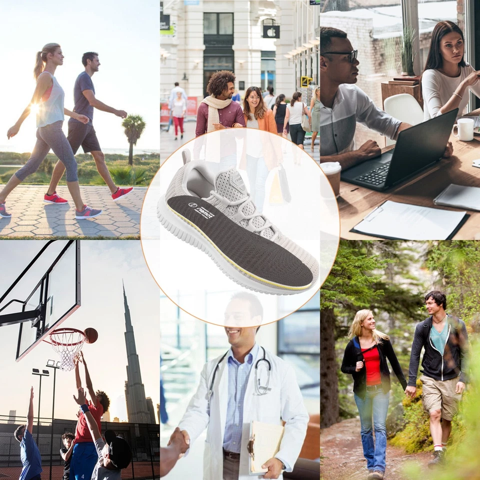 riemot Women's Memory Form Insoles Inner Soles Replacement Insert For Men Shoes - Image 2 of 4