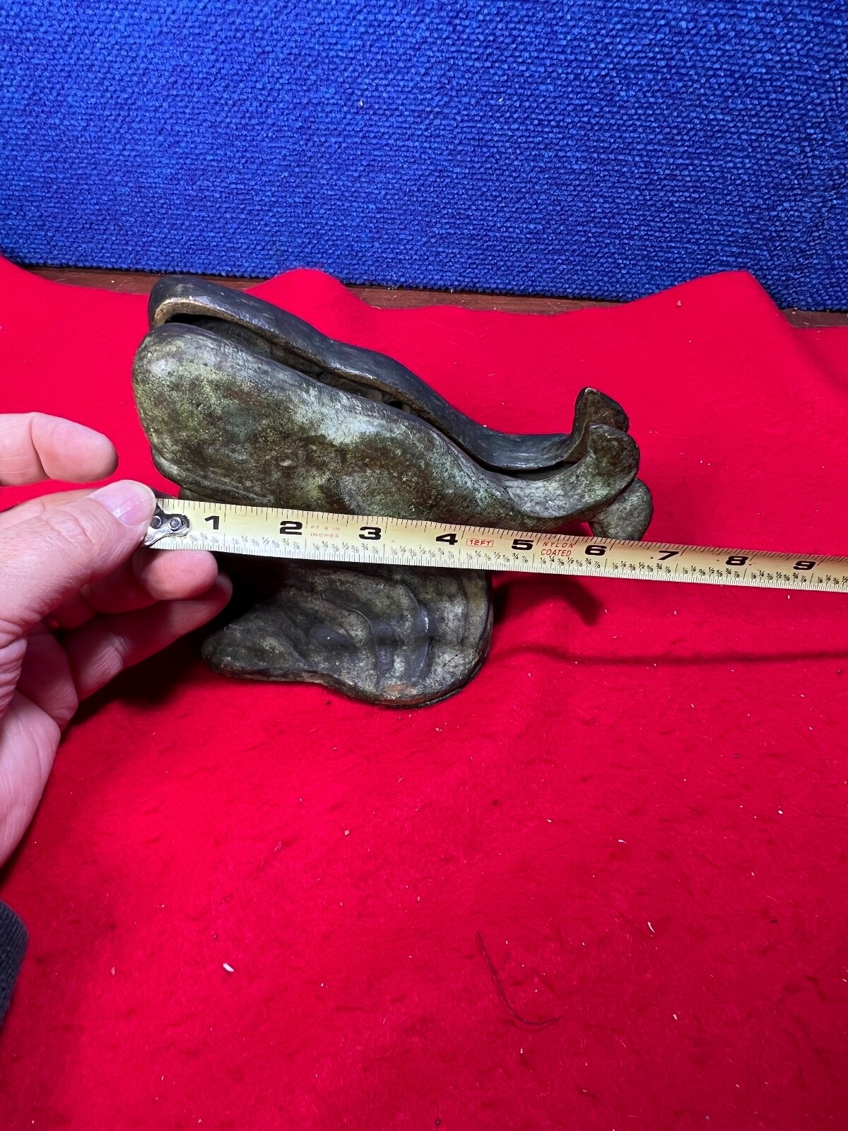 RARE FIGURAL **SPERM WHALE** BOOKENDS AA215. **ROYALSTON ARTS FOUNDRY