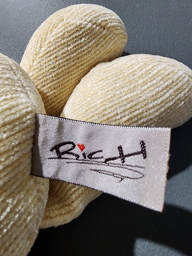 Color Rich Ltd Brand - Beige Corduroy Patriotic Plush Bean Bag 12” Bear EUC - Picture 7 of 8