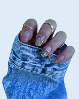 UV-Nagelfolie selbstklebende Nagelfolie Nailwraps
