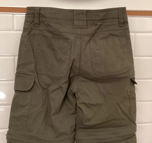 Youth Boy Scouts America Uniform Convertible Pants Cargo Shorts BSA Sz 8 Olive - Picture 7 of 11