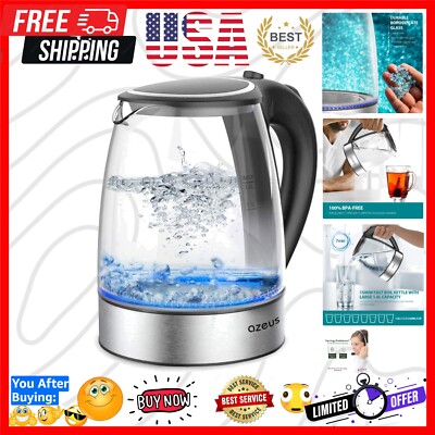 Sleek 1.8L Electric Kettle with Advanced Safety Features & Easy Maintenance
