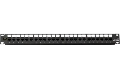 69270-U24 Flat QuickPort Patch Panel 24-Port 1RU with Extreme Cat 6 connectors