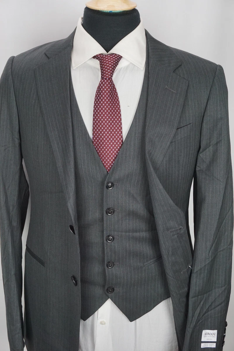 Armani suit cheap vest