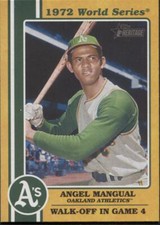 2021 Heritage High Number ANGEL MANGUAL 1972 World Series Highlights -ATHLETICS-