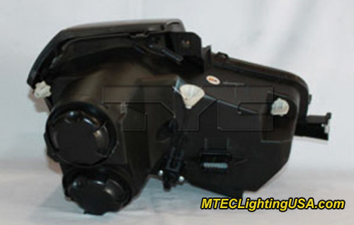 TYC NSF Certified Left Driver Side Halogen Headlight for Cadillac CTS 2003-2007 - Picture 2 of 3
