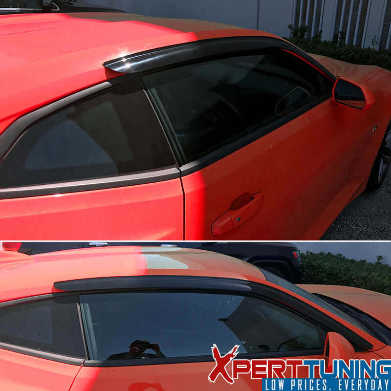 2010-2024 Chevy Camaro 2Pc Window Visors Sun Rain Vent Guard