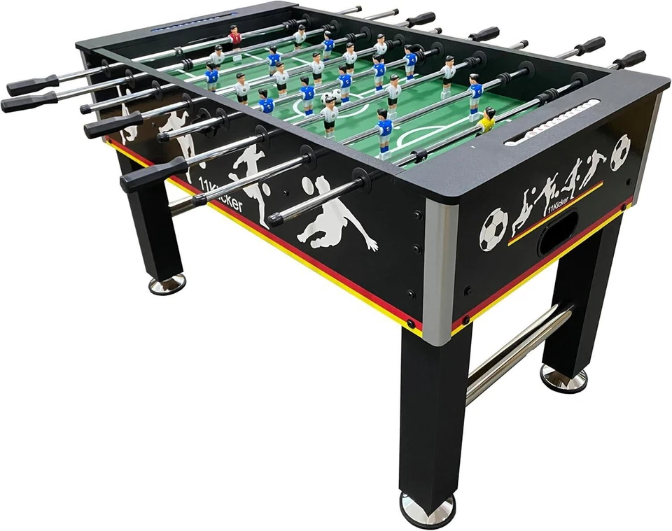 Izzy Tischkicker Profi-Kickertisch, Höhenverstellbar, inkl. 3 Bällen - Bild 3 von 4