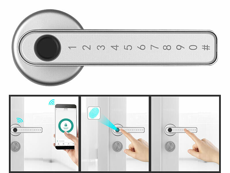 Poignée de porte connectée TSZ-800 pour sécuriser l'accès de la maison