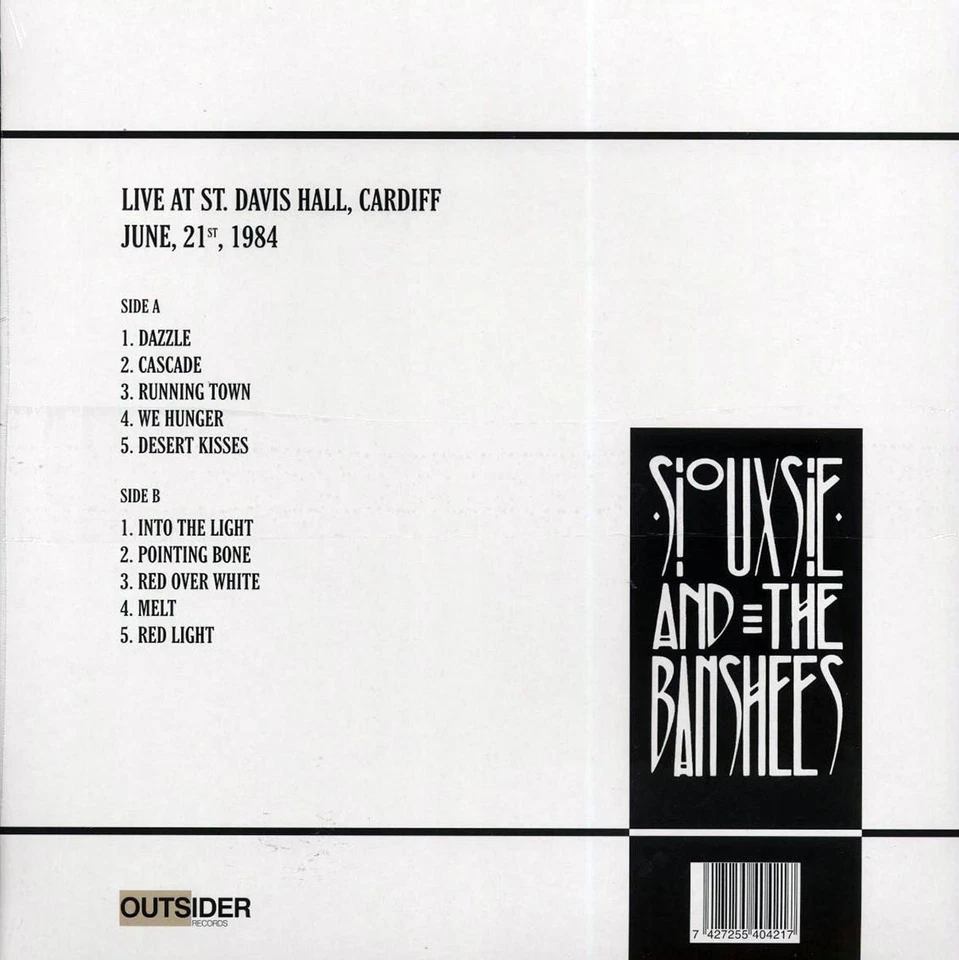 Siouxsie & The Banshees A Red Light In Cardiff Vol 1 Pink Vinyl Limited Edition - Image 2 of 2