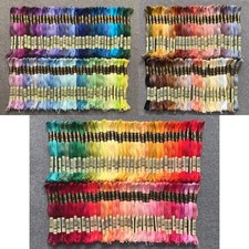 Lot of 200 new - DMC cotton embroidery thread floss skeins - no repeat colors