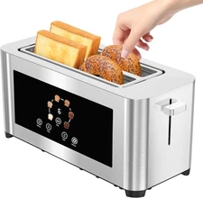 Touchscreen Smart Toaster, 4-Slice Capacity with LCD Display