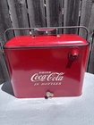 COCA COLA METAL COOLER VINTAGE