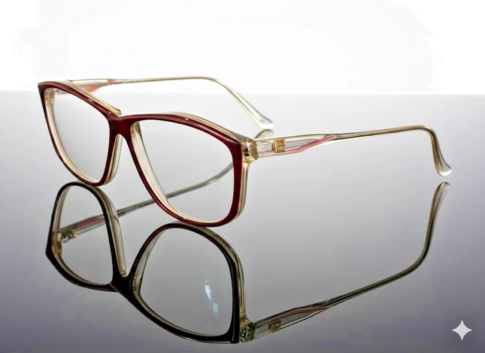 GALITZINE - VINTAGE RARITY Eyewear - Mod. GV05 05 - Marrone/Trasparente 54/18 - Immagine 2 di 2