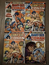 Marvel Giant-Size Conan Comic Book Lot Issues #1, #3, #4