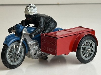 1960's Budgie No. 266 Diecast Express Delivery Motorcycle, Nice