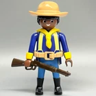 Playmobil Black Cavalryman Union Army Soldier Ethnic Male Adult Figure 3811 VTG