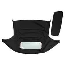 Black Glass Window Top for Mazda Miata MX-5 1990-2005 PVC Convertible Soft Top
