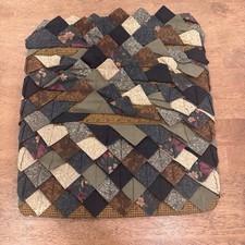 Donna Sharp Patchwork Quilt Decorative Pillow...