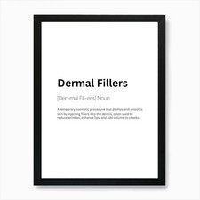 Dermal Fillers Definition Meaning A Framed Wall Art Poster Canvas Print Picture
