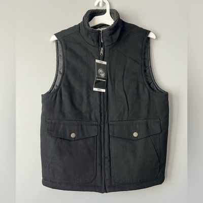 WP WEATHERPROOF Men's Workwear Vest Black Size Small