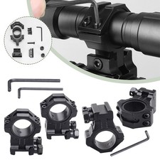 2xEinstellbar Center Höhe Zielfernrohr Montage 11/21mm Steigleitung 1"30mm Ringe