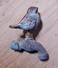 White Swan Bronze Bird Garden Faucet
