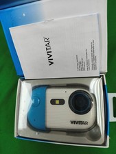 VIVITAR AQUA SNAP UNDERWATER CAMERA BLUE 18MP NEW F40036633 