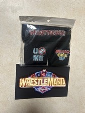 Wrestlemania 41 Vegas John Cena Sweatband Set & Cue Card Combo