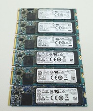 Lot of 6x Toshiba 256GB NVMe M.2 PCIe Gen 3 SSD THNSN5256GPU7 5DFH5