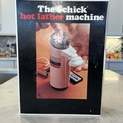 THE SHICK HOT LATHER MACHINE RARE NIB VINTAGE MADE IN USA NEW IN BOX