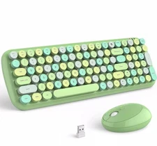 Mofii Candy XR Wireless Keyboard Combo With Mouse Green 