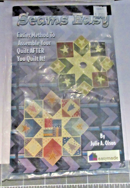 NIP~ Seams Easy PB-Julia A. Olson~Easier Method to Assemble YOUR Quilt-easymade