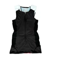 Louis Garneau Triathlon Top Size XS Women’s Black Full Zip