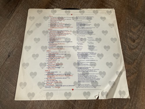 Sgt. Pepper’s Lonely Hearts Club Band Soundtrack Double Vinyl Lp With Poster - Picture 9 of 24