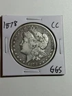 1878-CC Carson City Morgan Silver Dollar VF Better Date CC