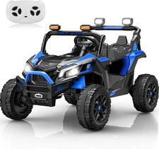 24V Remote Control Ride on Cars for Kids Ages 3-8, Blue