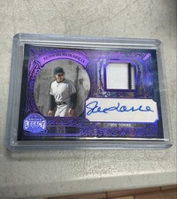2025 Leaf a Bronx Legacy - Auto Memorabilia Joe Torre Purple Holofoil  /8 