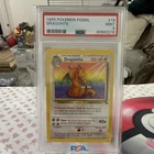 Pokemon TCG 1999 Fossil Dragonite Holo Rare 19/62 PSA 9 English