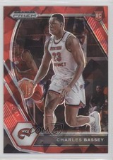 2021-22 Panini Prizm Draft Picks Red Ice Prizm Charles Bassey #45 w5c