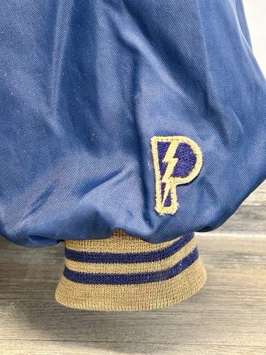 Vintage 1990’s Pro Player Daniel Young Blue Nylon Notre Dame USA Pullover~Size L - Picture 6 of 12