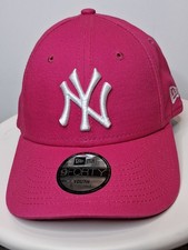 New Era New York Yankees Pink Strapback Cap 9forty Youth Child Adjustable 940