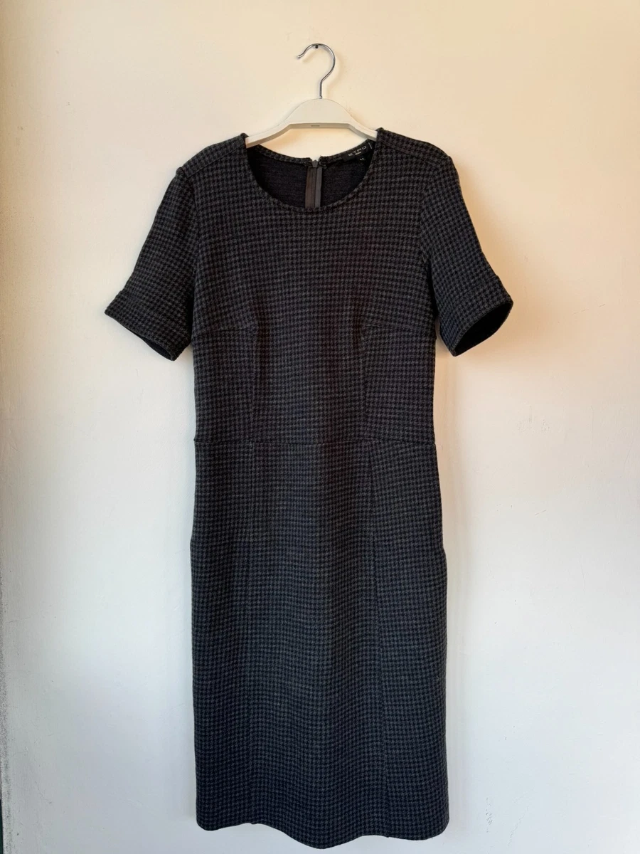 Abito da donna a maniche corte in cotone tinta unita, Vestito