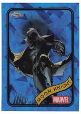 Moon Knight 2025 Topps Marvel Chrome SAPPHIRE Base Card #98