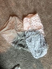 SwaddleMe Swaddle 0-3 Months Cotton green White NWOT