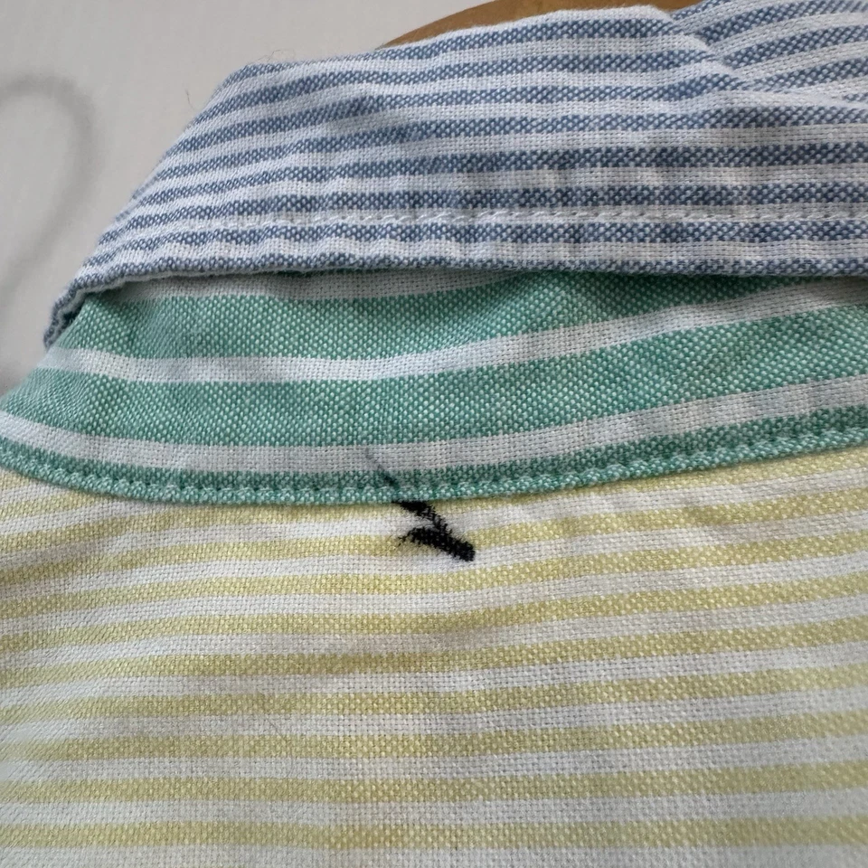 J. Crew The Broken-In Oxford Shirt Men's Slim Multicolor M Organic Cotton - Image 3 of 4