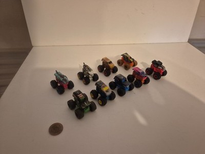 Hot Wheels Monster Truck Mystery Minis - Key Launcher Lot, Die-Cast, Micro Machines