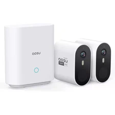 Solar Security Camera Kit-5Mp 166° View Angle with 32GB Storage Home Base and No