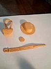 Vintage Marx Toys Johnny West  /Josie And Janice 1960s accessories (GW3)