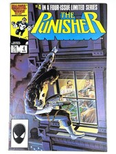Marvel Comics The Punisher #4 (1986) Limited Series Mike Baron Zeck Cover